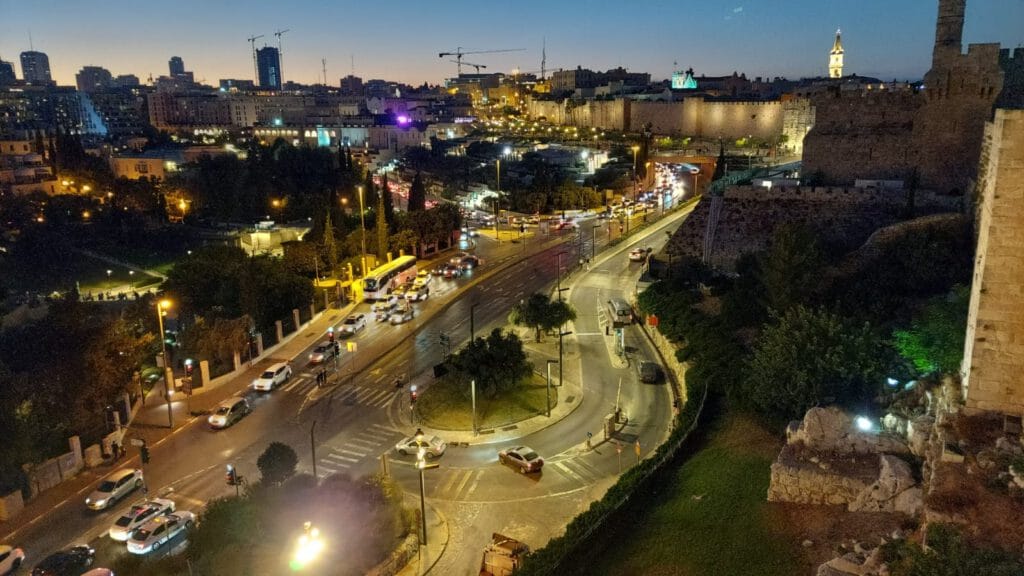 ירושלים בלילה. צילום נטלי פורטי